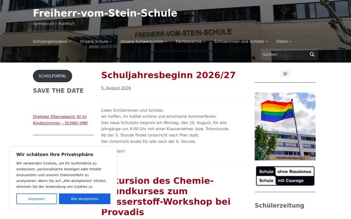 Screenshot of freiherr-vom-stein.de