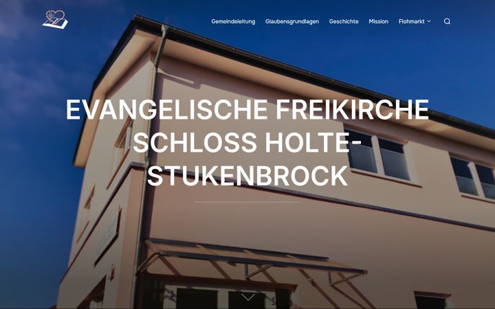 Screenshot of freikirche-schlossholte.de