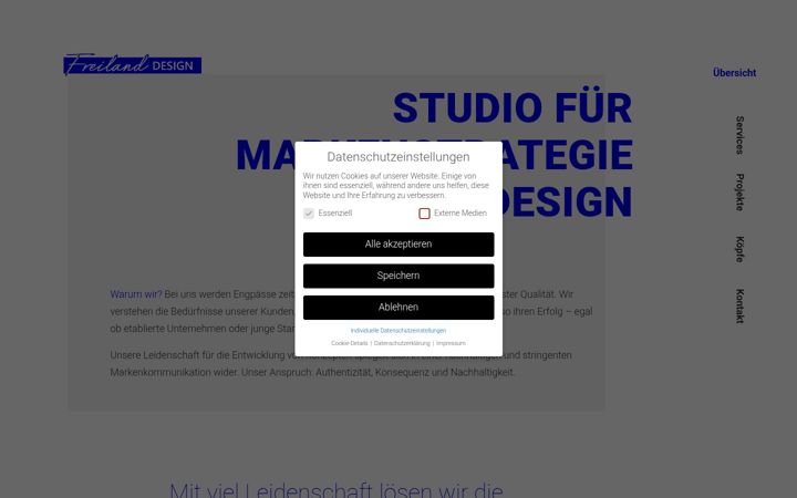 Képernyőkép: freiland-design.de
