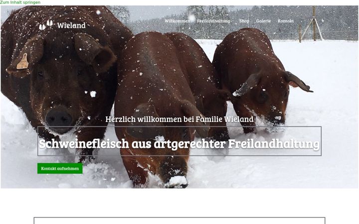 Screenshot von freilandschweinehaltung.de