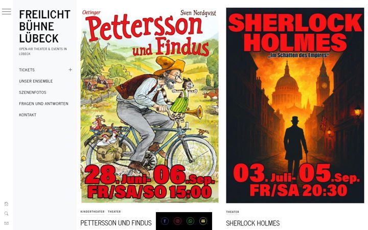 Képernyőkép: freilichtbuehne-luebeck.de