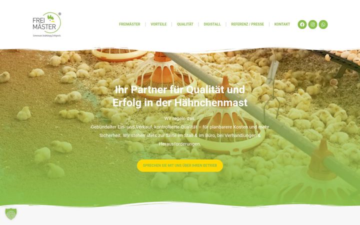 Screenshot of freimaester.de