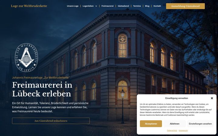 Képernyőkép: freimaurer-luebeck.de