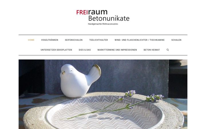 Screenshot του freiraum-betonunikate.de