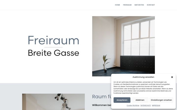 Screenshot of freiraum-breitegasse.de