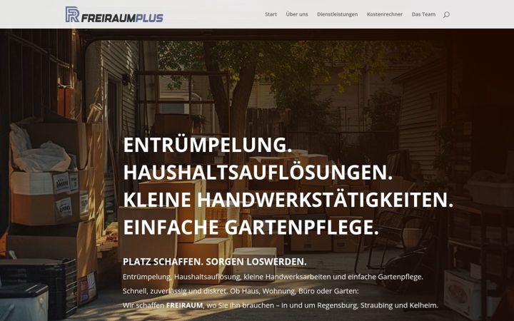 Screenshot of freiraum-plus.com