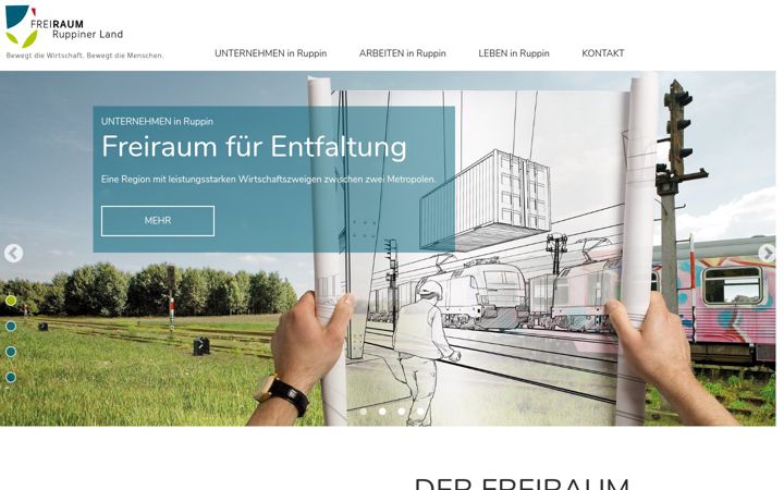 Screenshot of freiraum-ruppiner-land.de