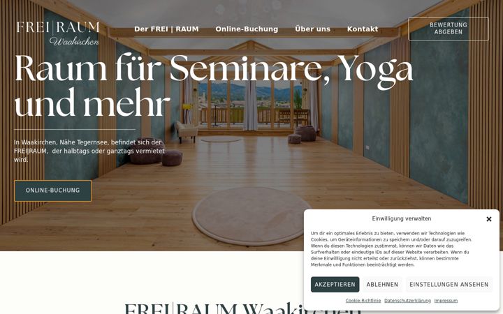 Screenshot of freiraum-waakirchen.de