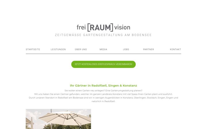 Zrzut ekranu freiraumvision.de