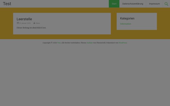 Screenshot of freisagen.de