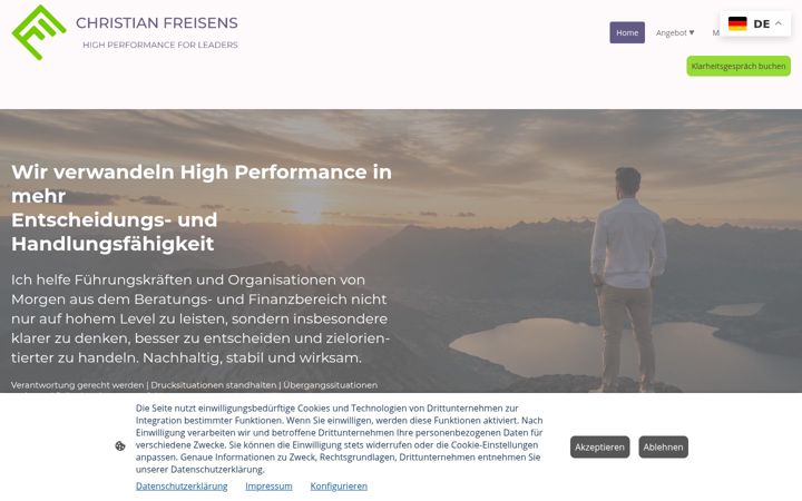 Screenshot of freisens-coaching.com