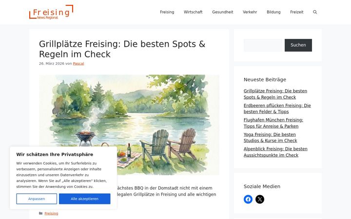Posnetek zaslona freising-news.de
