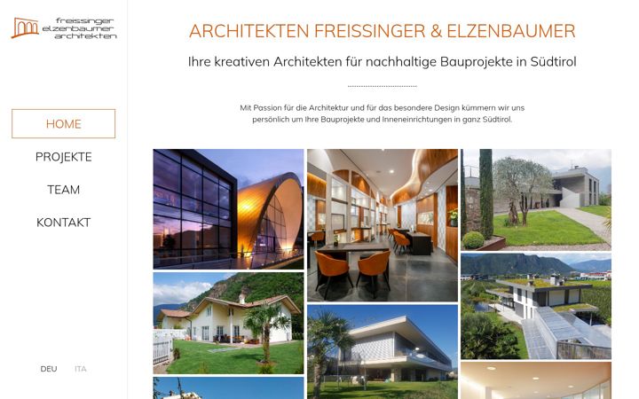 Screenshot of freissinger-elzenbaumer.com