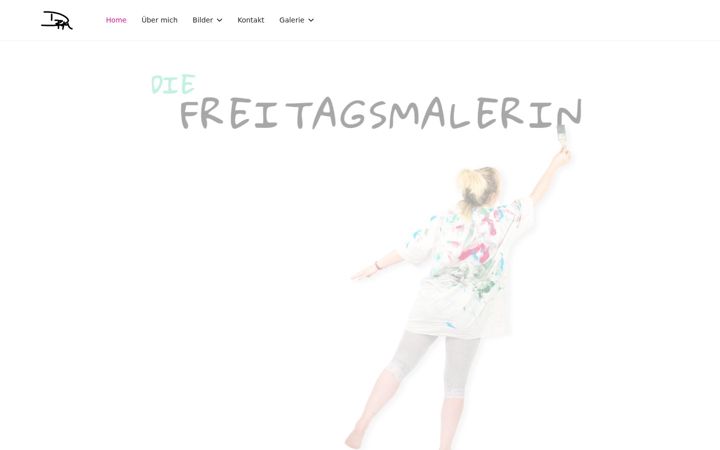 Posnetek zaslona freitagsmalerin.de
