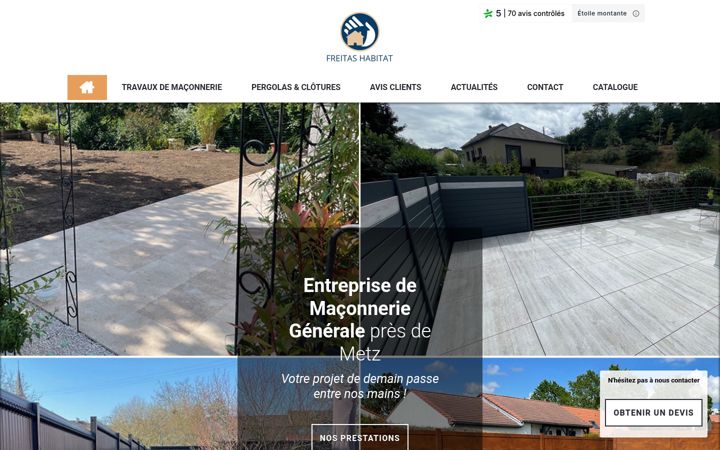Screenshot of freitashabitat.net