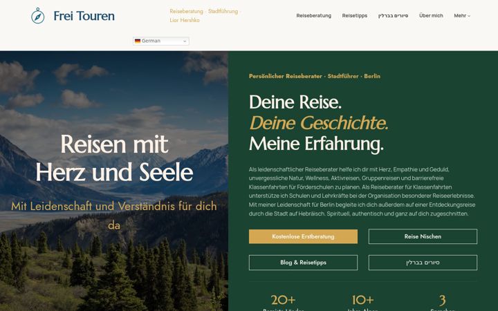 Screenshot of freitouren.com