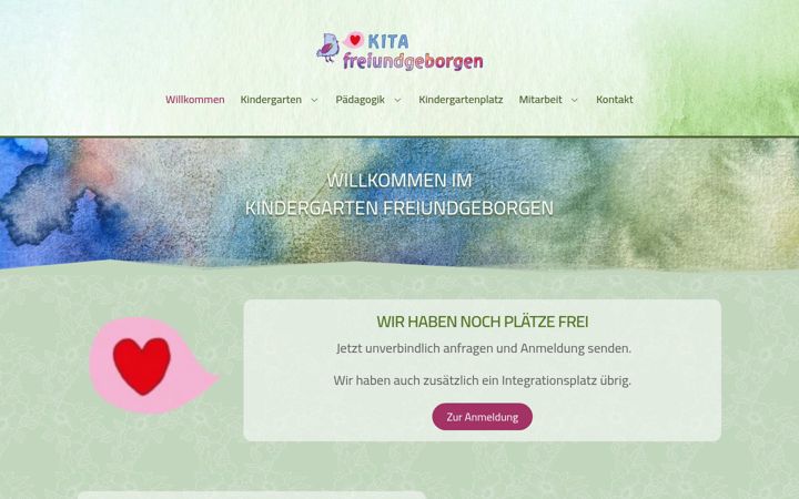 Posnetek zaslona freiundgeborgen.de
