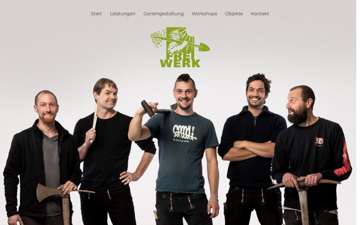 Posnetek zaslona freiwerk-gartengestaltung.de