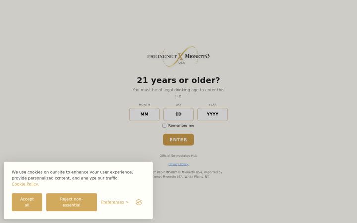 Screenshot of freixenetmionettosweeps.com