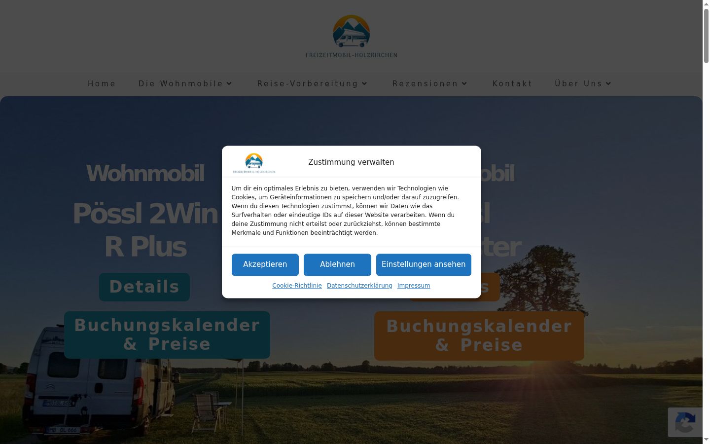 Snímka obrazovky banera súhlasu zobrazeného pred akoukoľvek interakciou