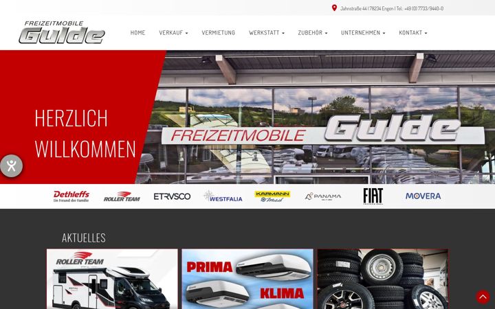 Screenshot stránky freizeitmobile-gulde.de