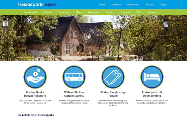 Screenshot of freizeitpark-reisen.com