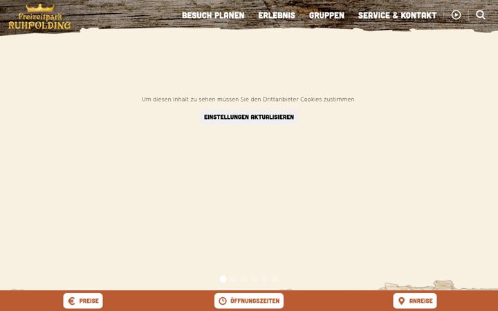 Screenshot of freizeitpark.by