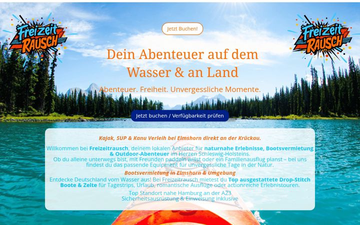 Screenshot of freizeitrausch.de