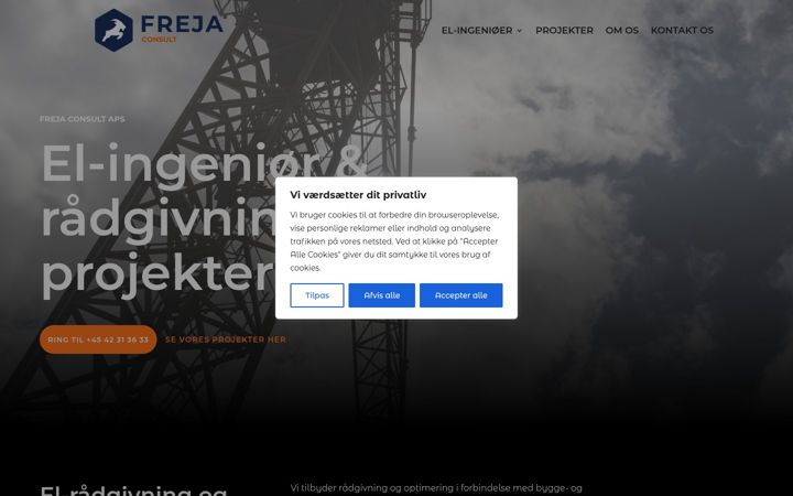 Ekrano kopija frejaconsult.dk