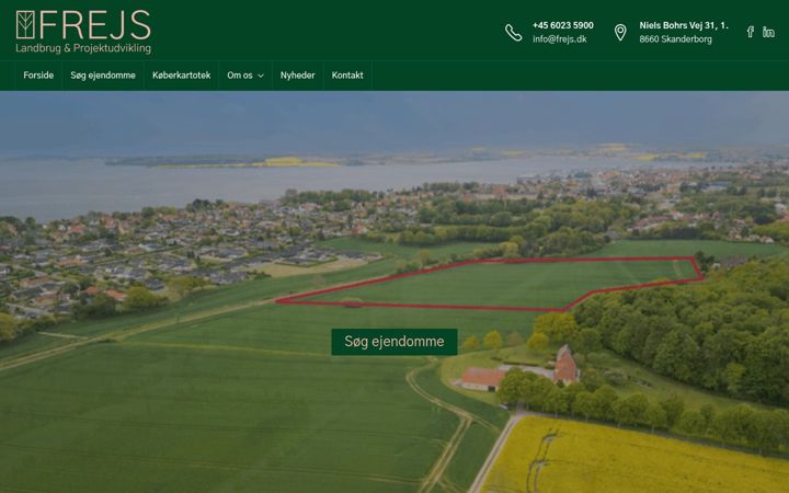 Screenshot of frejs.dk