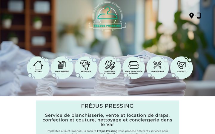 Screenshot of frejus-pressing.fr