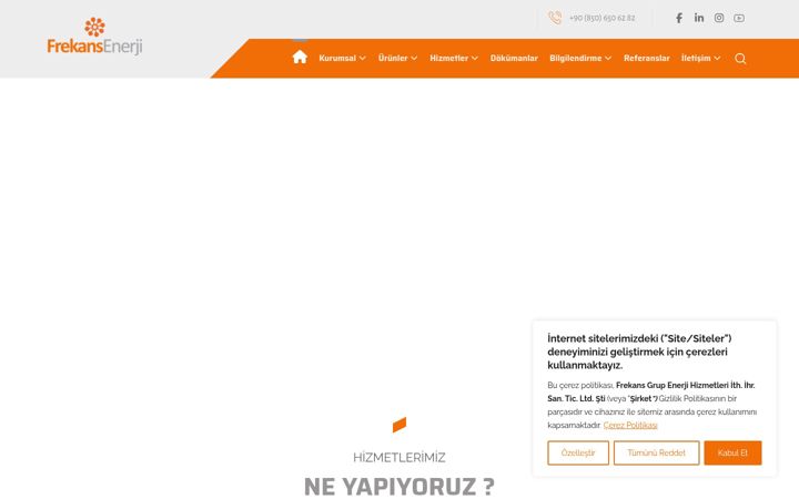 Captură de ecran a frekansenerji.com.tr