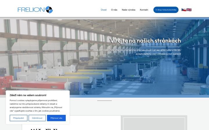 Screenshot of frelion.cz