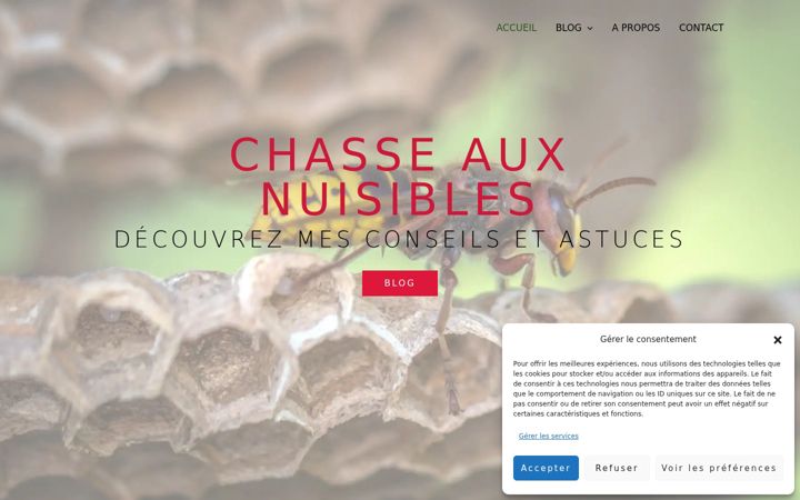 Screenshot of frelons-lauragais.fr