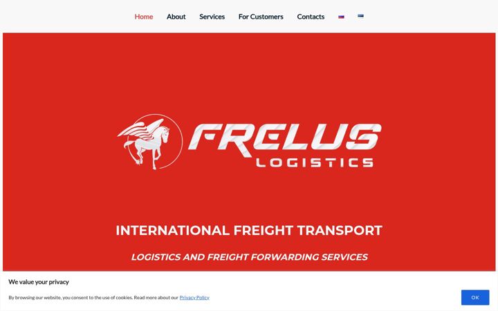 Screenshot of frelus.com