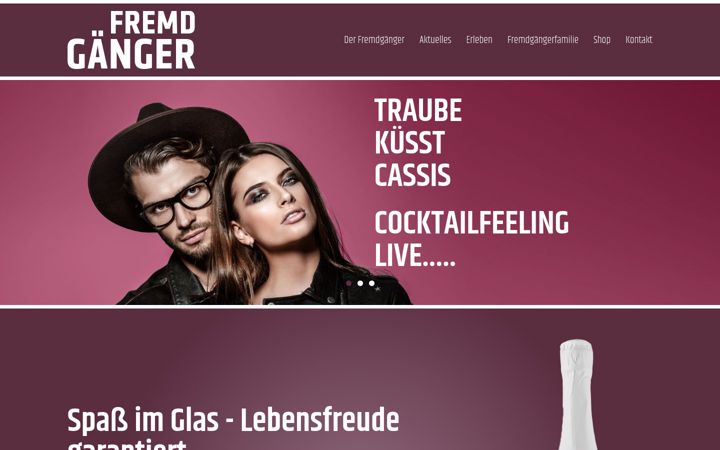 Screenshot of fremdgaenger.com