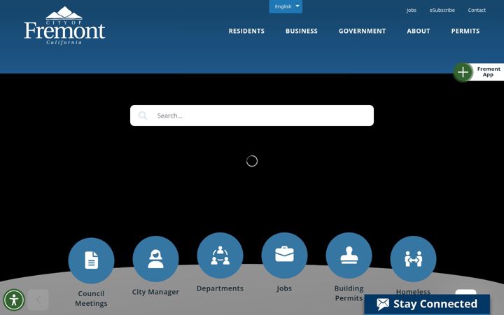 Screenshot von fremont.gov