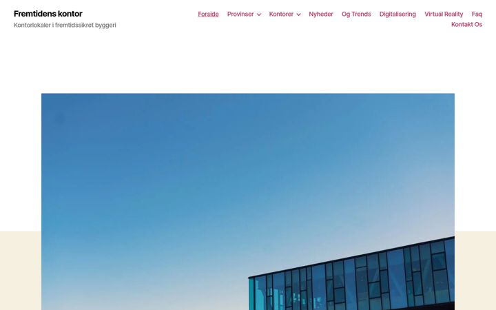 Screenshot of fremtidens-kontor.dk