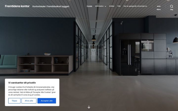 Screenshot of fremtidens-kontor.net