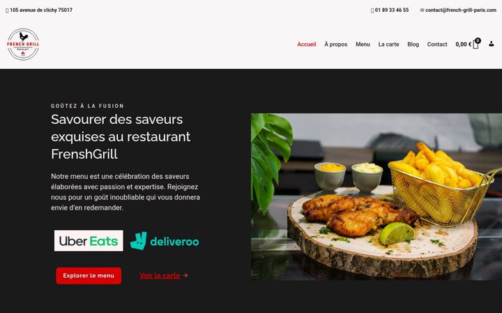 Screenshot of french-grill-paris.com
