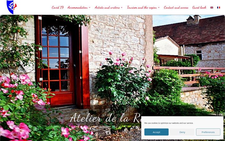 Screenshot of french-rose.com