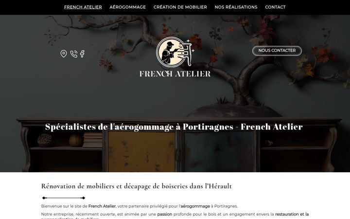 Screenshot of frenchatelier34.fr