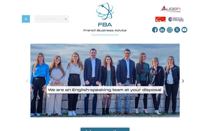 Screenshot of frenchbusinessadvice.com