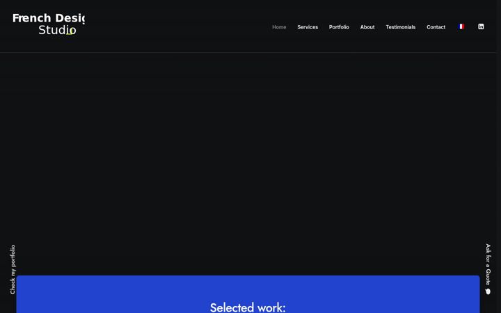 Screenshot of frenchdesign.studio