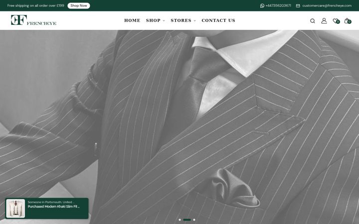 Screenshot of frencheye.com