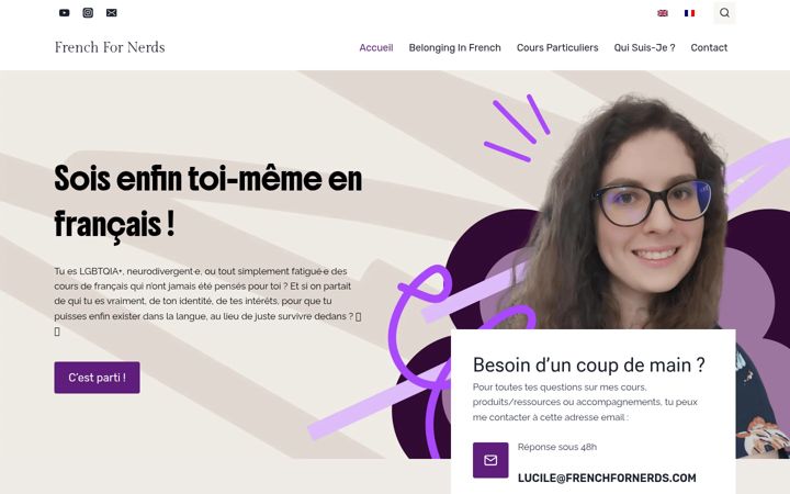 Screenshot of frenchfornerds.com