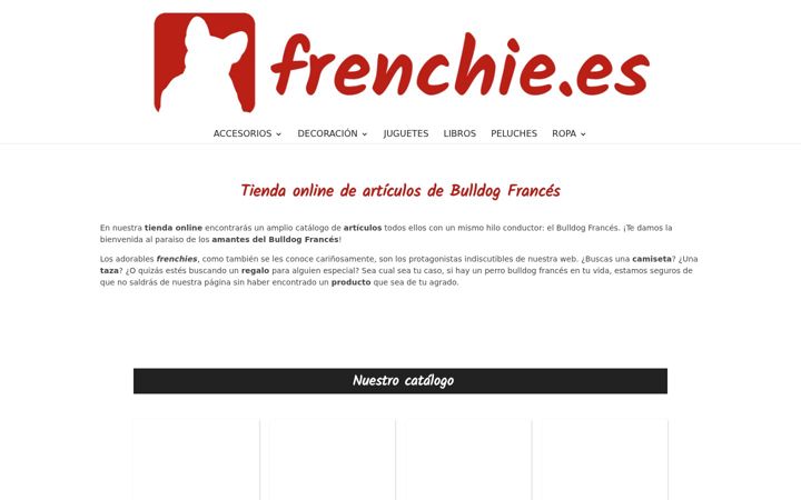 Screenshot of frenchie.es