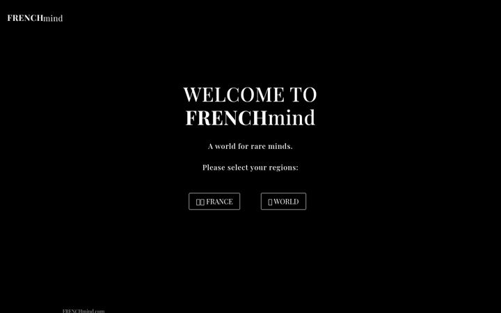 Screenshot of frenchmind.com