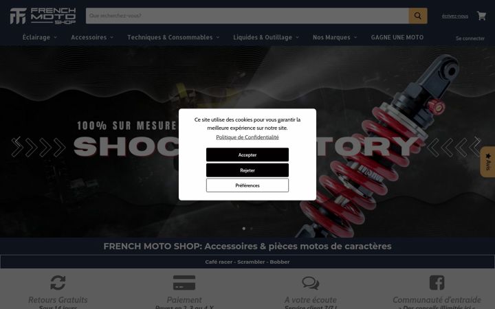 Screenshot of frenchmotoshop.com