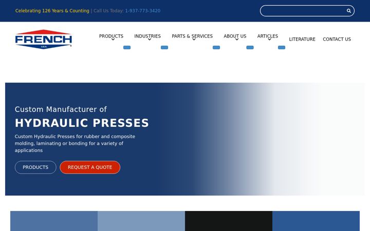 Screenshot of frenchoil.com